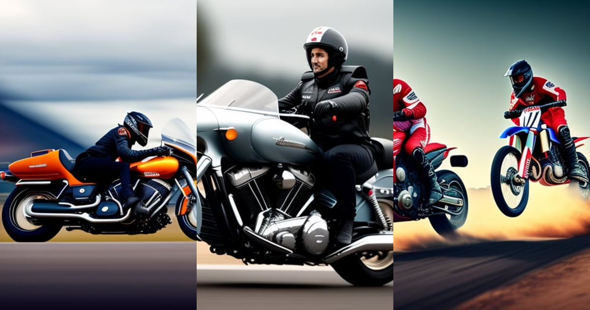 Lexica - Justin Trudeau flying on a future motorcycle
