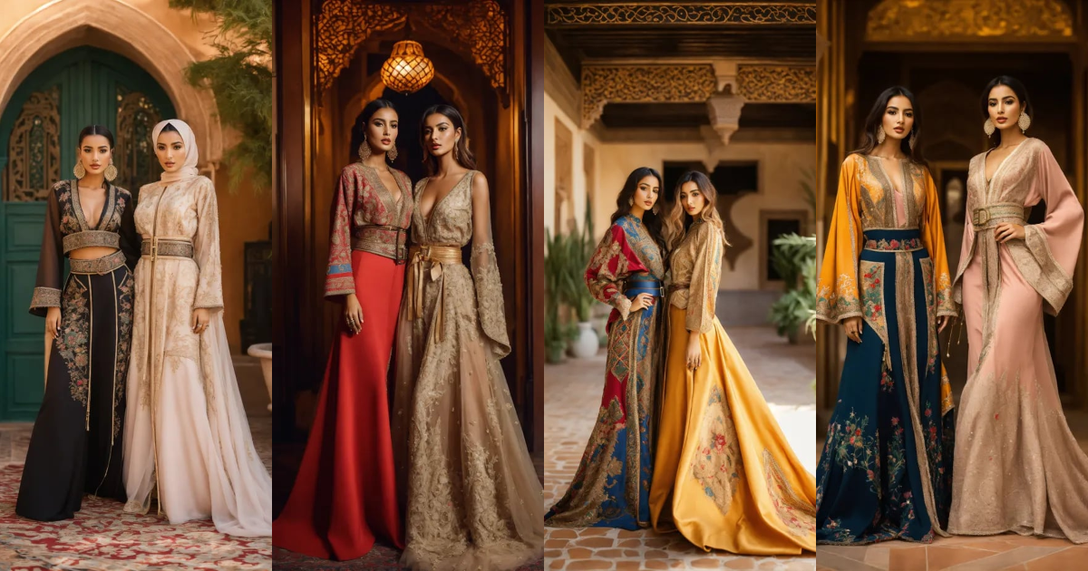 Lexica - Beautiful Arab women blond and another women brunette, wearing ...