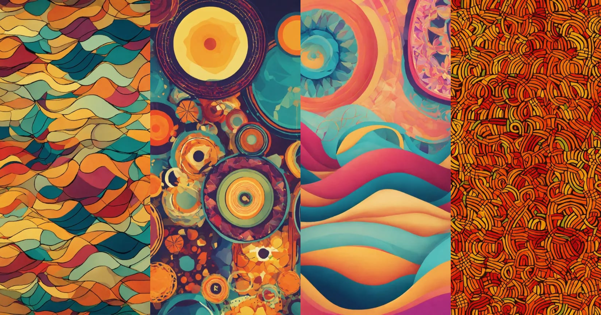 Lexica - Micro abstract repeating pattern design