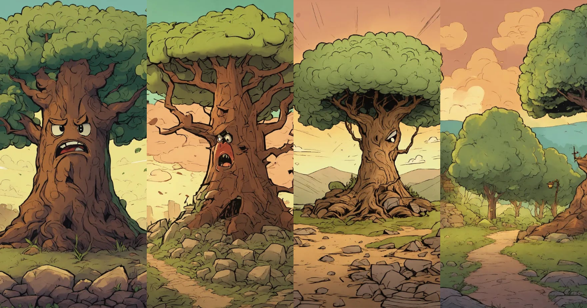 Lexica - Angry and angry little tree, comics