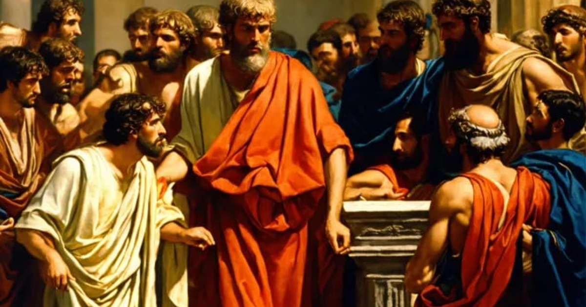 Lexica - Paul the apostle being tried for treason in ancient Rome