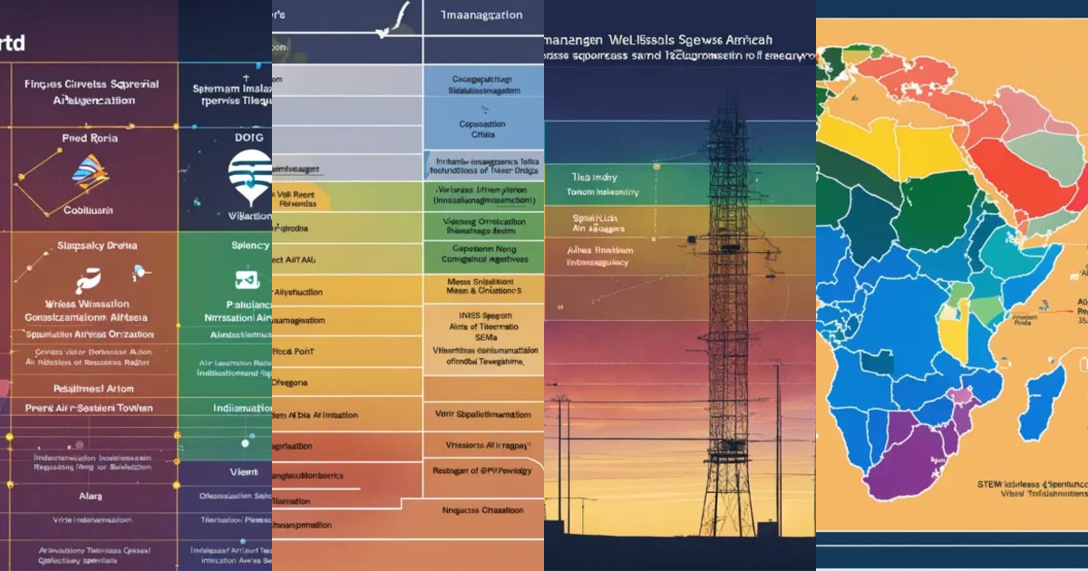 Lexica A spectrum chart or spectrum allocation diagram, showing