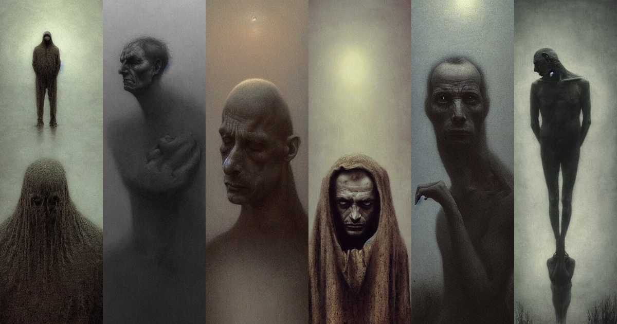 Lexica - Portrait of a man filled with despair, shameful pose ...