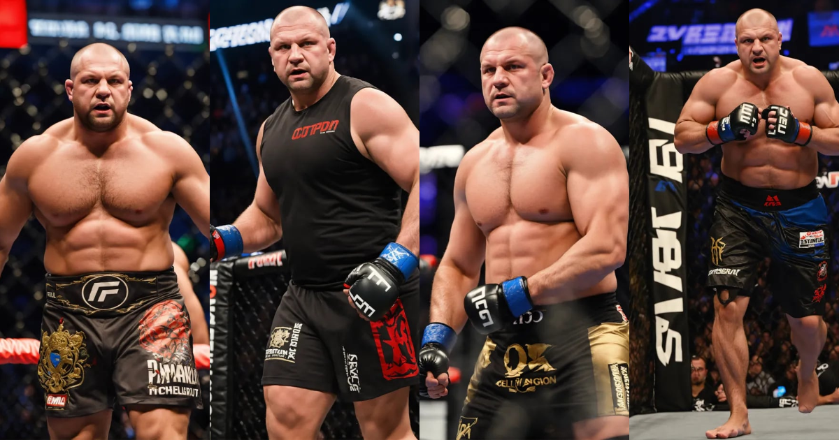 Lexica - Fedor Emelianenko combattant de MMA avec sa tenue de combat à ...