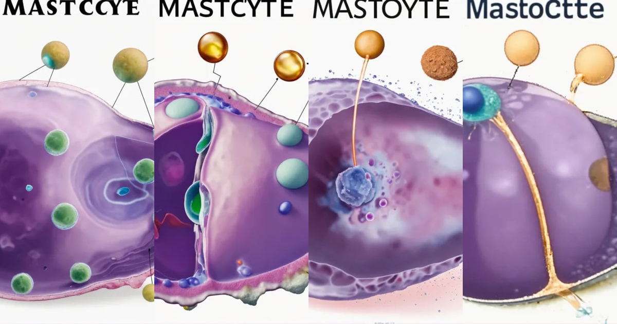 Lexica - Macro shot of a mastocyte