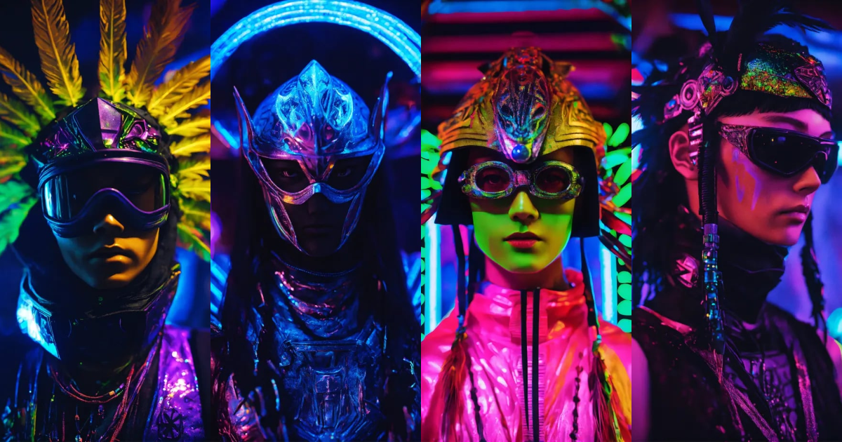 Lexica Photorealistic 3D portrait Ninja Space Alien in Colorado