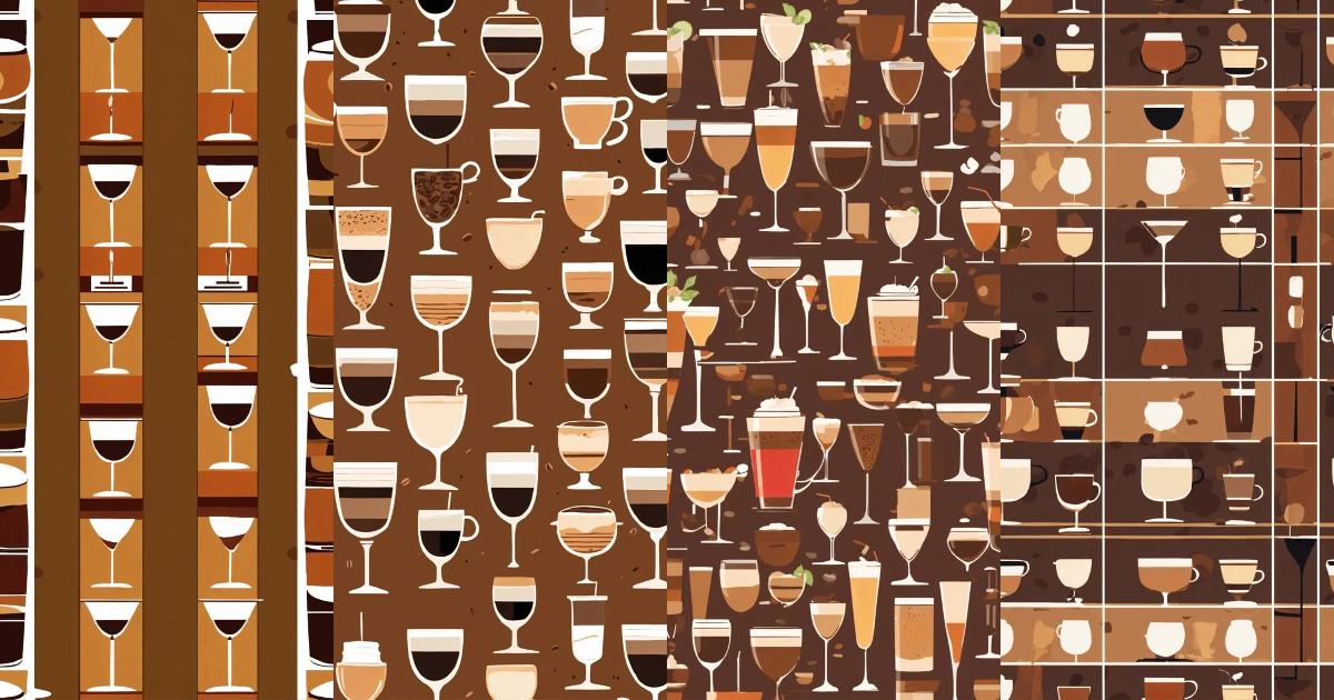 Lexica - A clean seamless repeating pattern of coffee & espresso ...