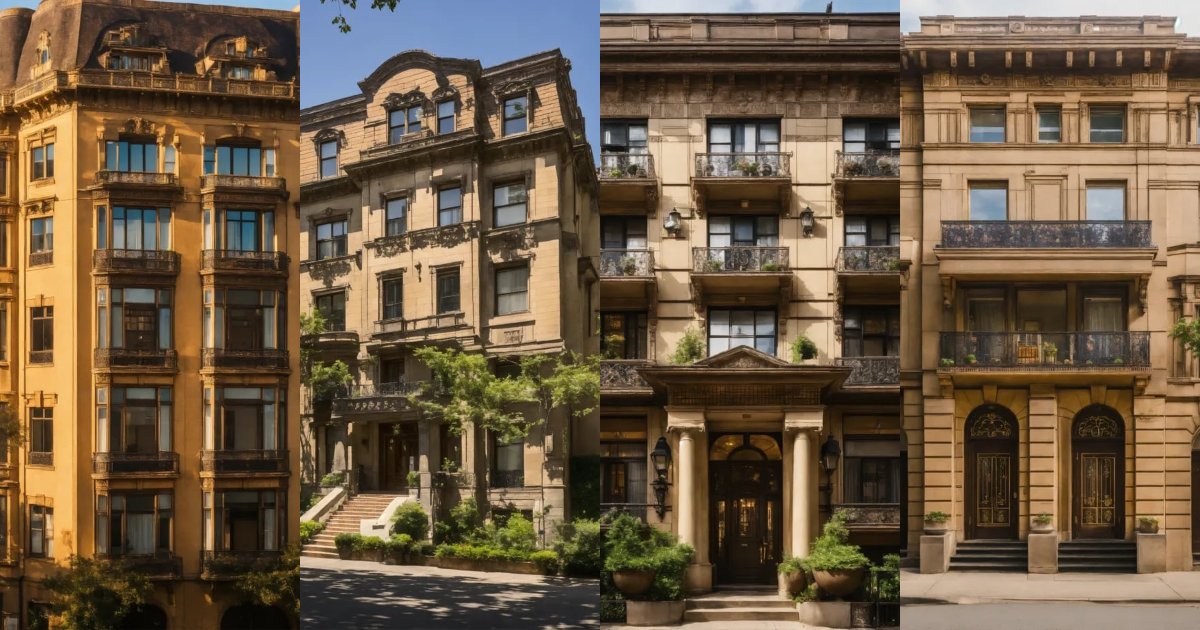 Lexica - A 1920s luxury apartment building in an affluent area