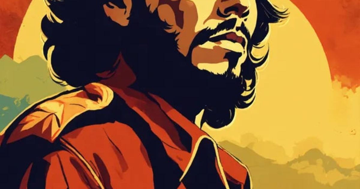 Lexica - Design a 1970s-inspired illustration featuring iconic ...