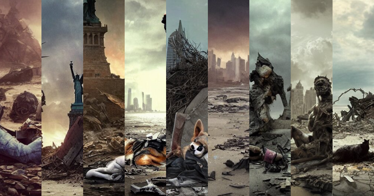 Lexica - A Photorealistic dramatic hyperrealistic render of a ruined ...