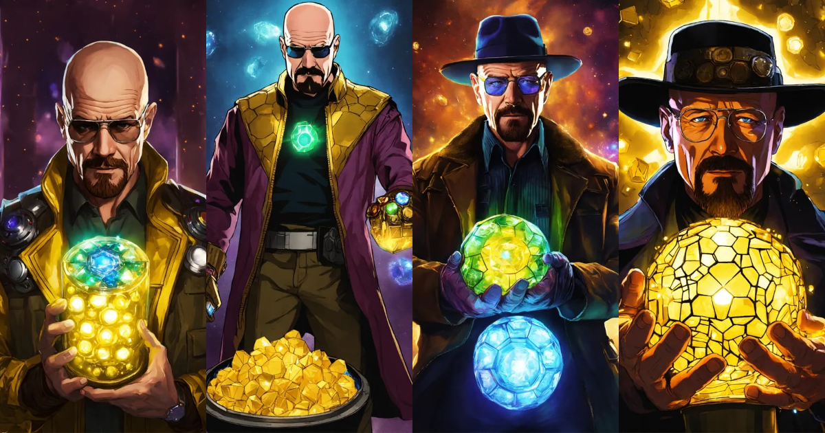 Lexica - Heisenberg from breaking bad with the infinity gauntlet and ...
