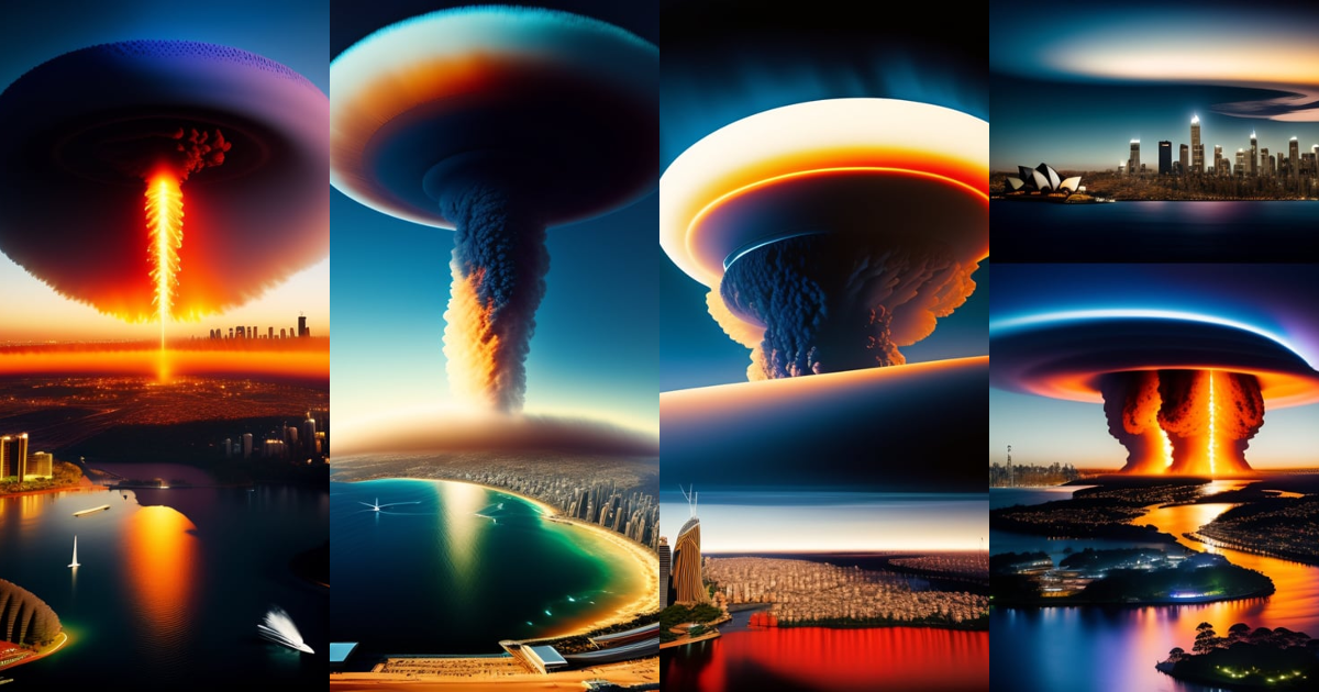 Lexica - Sydney Australia, nuclear explosion, disaster, city destroyed ...