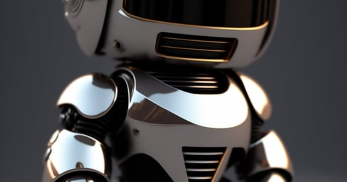 Lexica - Cute 3d render of toy art robocop