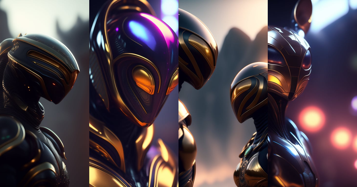 Lexica - Many friendly alien race individuals. fantasy, sharp focus ...