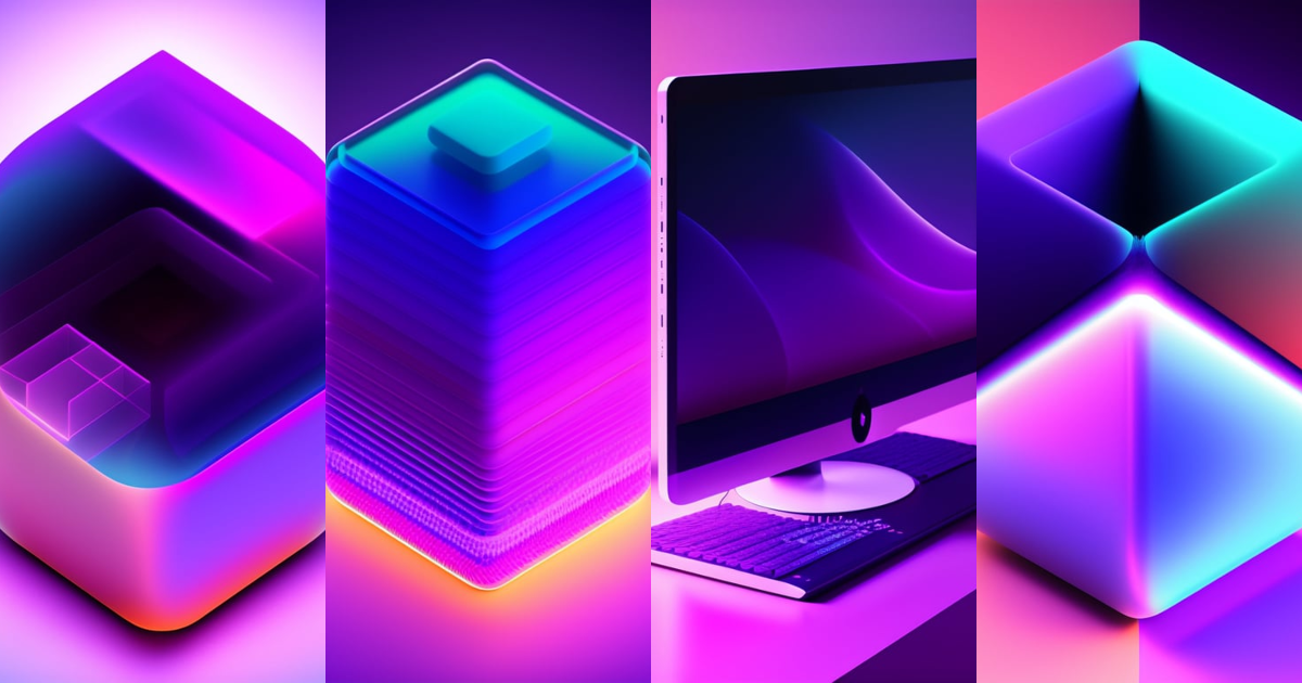 Lexica - A computer composed by soft shapes centralized, programming ...