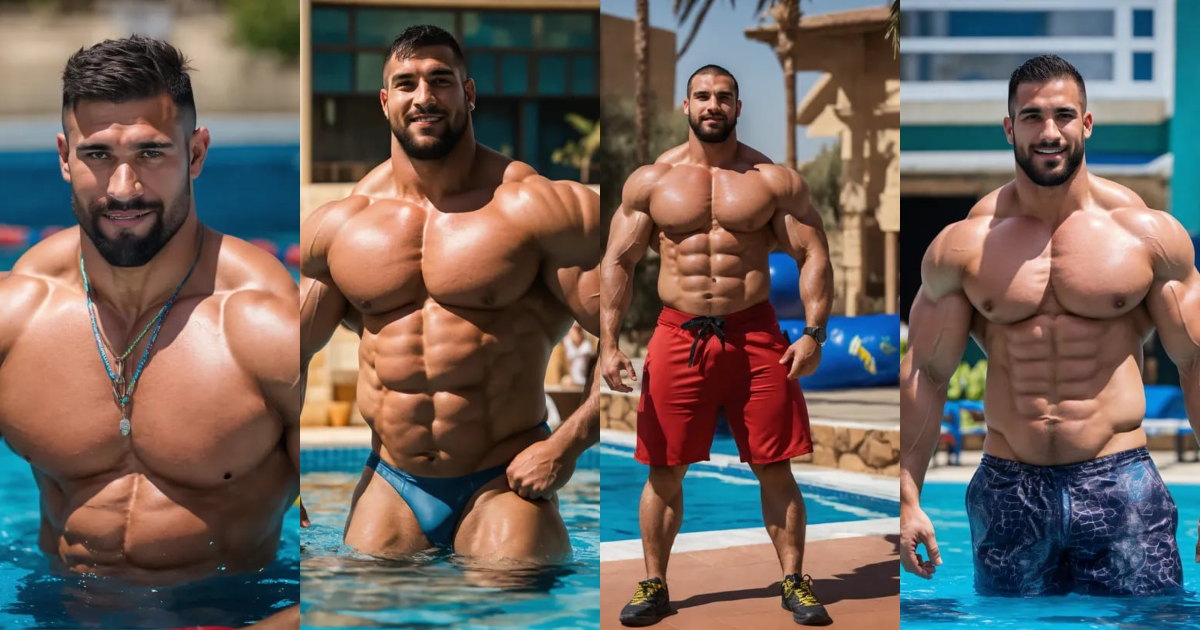 Lexica - 30-year-old man with big muscles, big bodybuilder, body like a ...