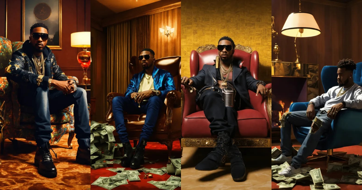 Lexica - Album artwork, 3d, full hd, 4d , revolver, dollar, living room ...