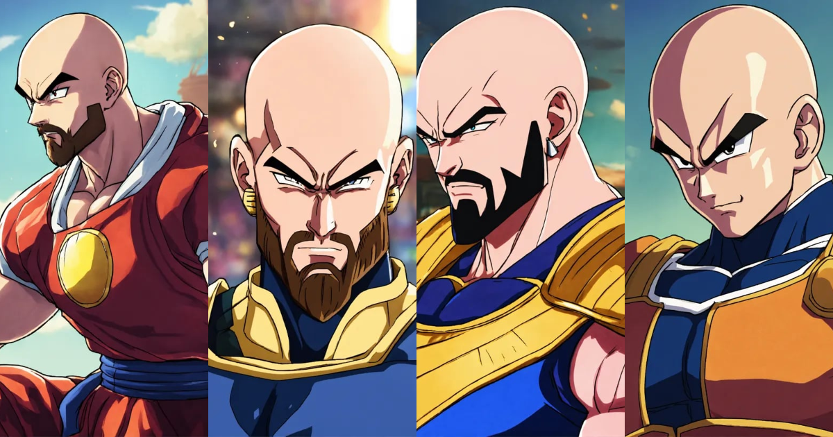 Lexica - Anime picture of Travis Kelce as Bald Vegeta from dragon ball z