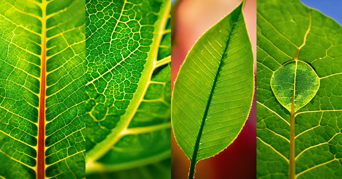 Lexica Photosynthesis occurring inside a leaf.