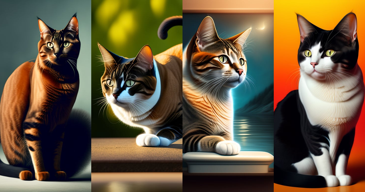Lexica - A cat with fin
