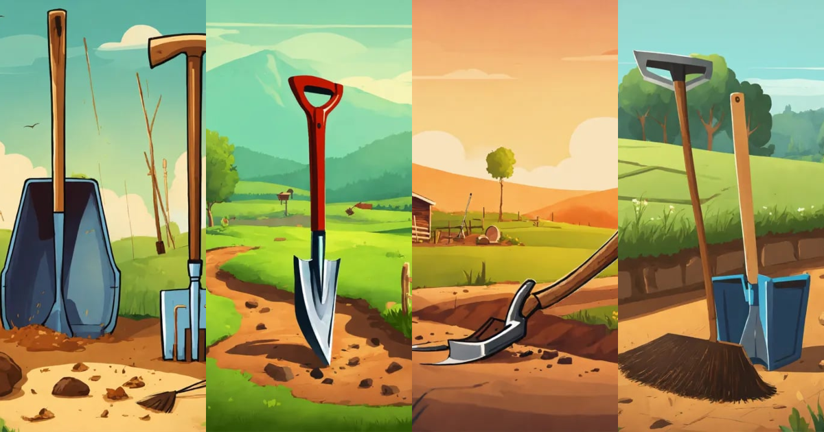 Lexica - Create a cartoon-style image that showcases a rustic scene ...