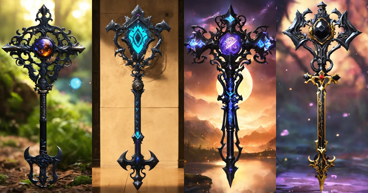 Lexica - Metal dark matter legendary black keyblade artifact