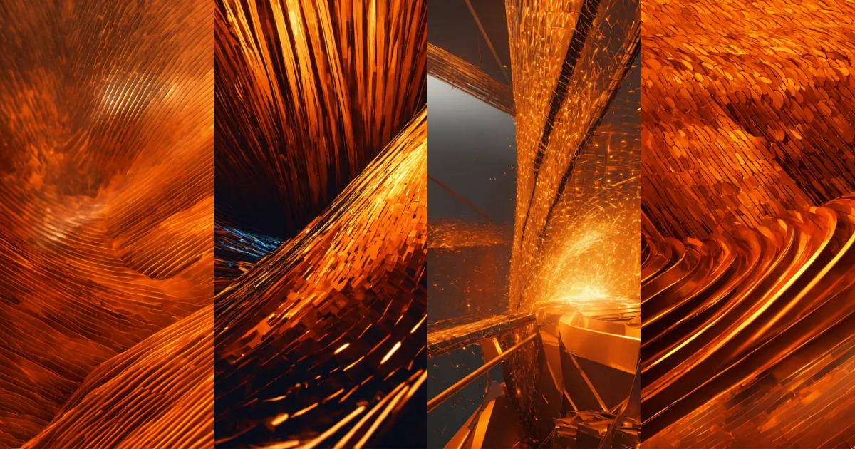 Lexica - Creation of steel, steel texture, process, vector, orange ...