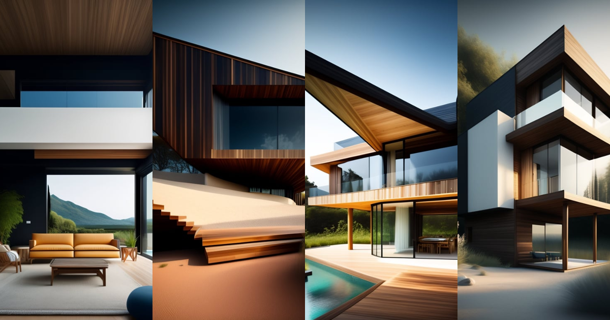Lexica - House natural minimal sea wood modern