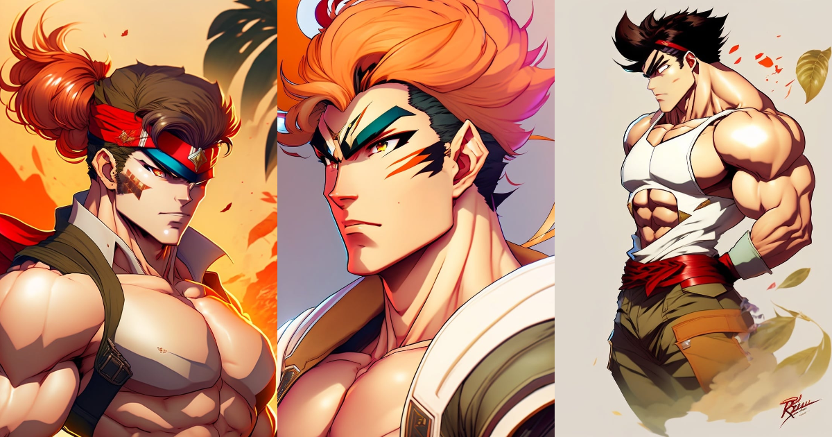 Lexica - Ryu from Street Fighter, vintage 90's anime style, he is in ...