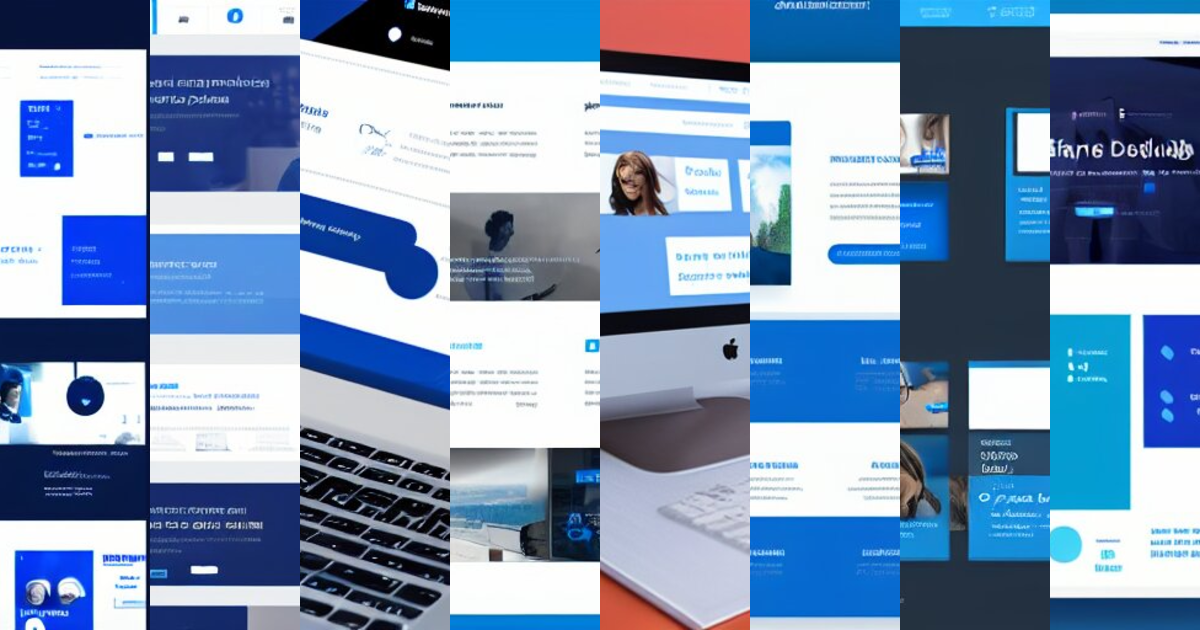 Lexica - Ui design of a saas website, minimal design, blue color scheme ...