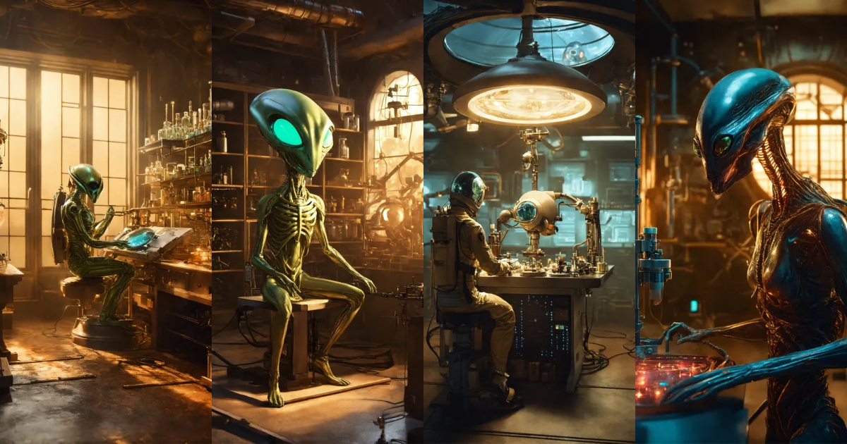 Lexica - Mysterious extraterrestrial laboratory with an alien ...