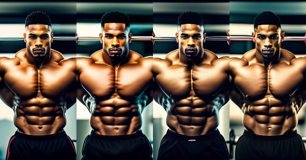 Lexica - Portrait of a light skin Latino bodybuilder outside