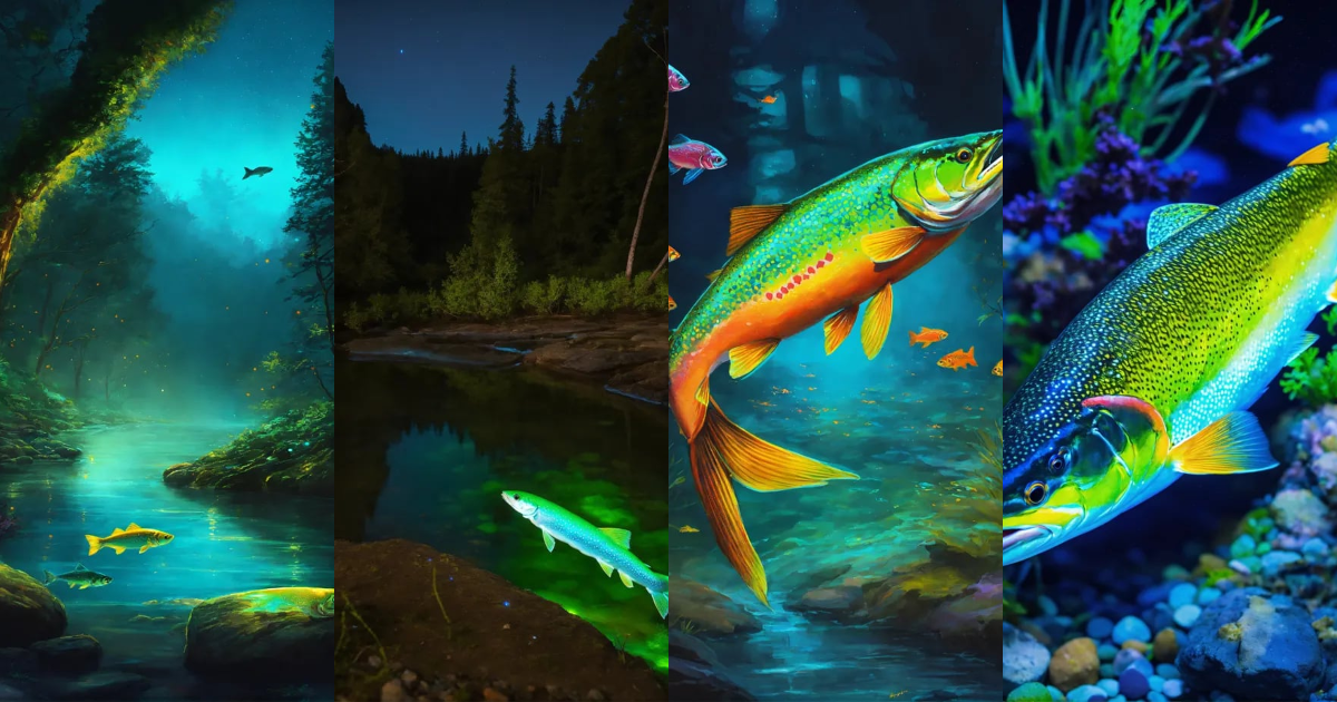 Lexica - Bioluminescent evolved trout
