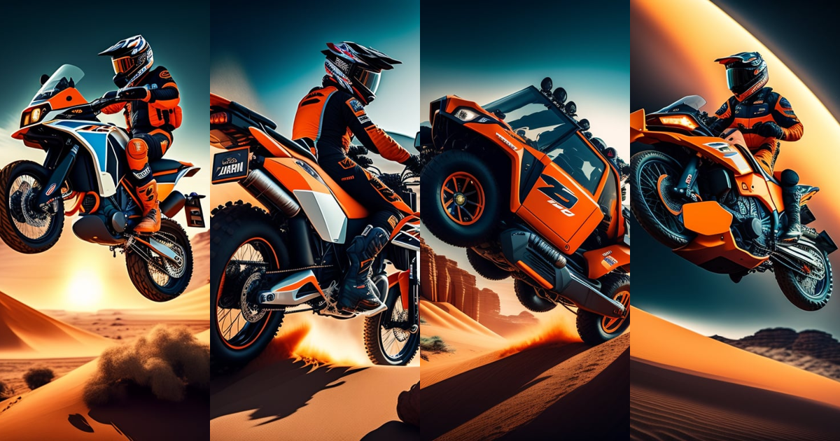 Lexica - A KTM ADVENTURE 390 as a space vehicle