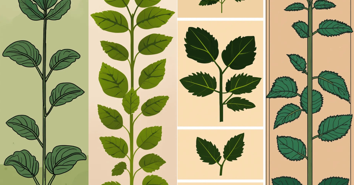 Lexica - Simple nettle plant with six leaves vector icon