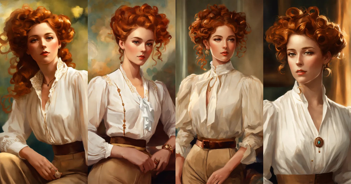 Lexica - Digital art portrait of a rich British aristocrat woman with ...