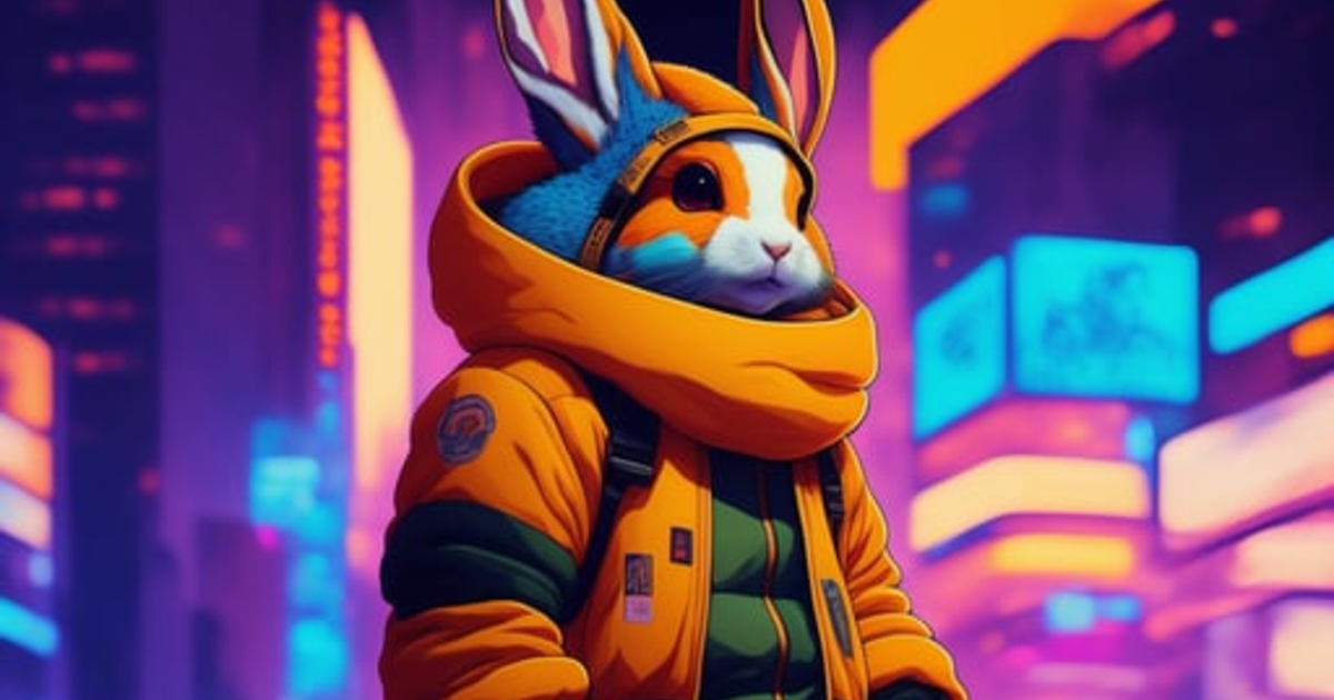 Lexica - Photo of fusion of a Rabbit moster in city streets , style of ...