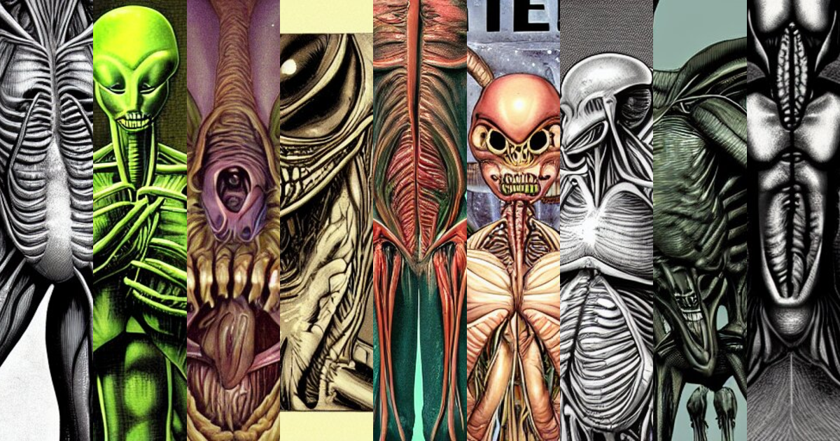 Lexica - Alien anatomy by frank netter