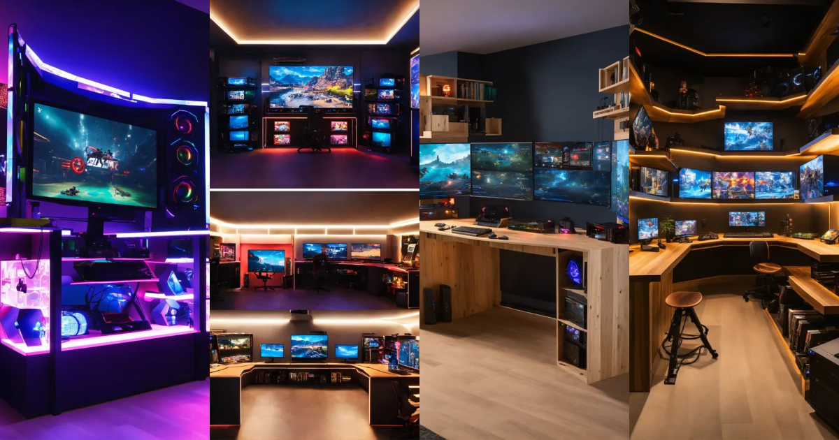 Lexica - A modular gaming station designed with lighting games, screens ...