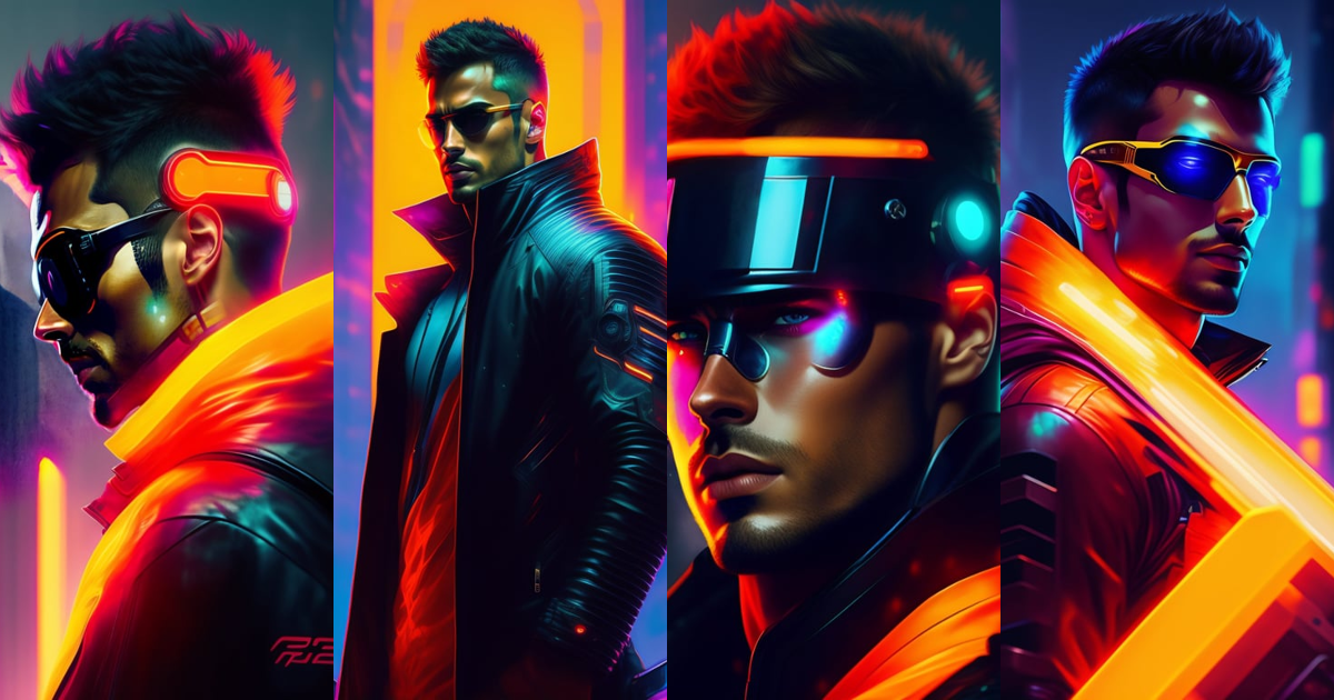 Lexica - Theo james as cyclops , cyberpunk futuristic neon. by ismail ...