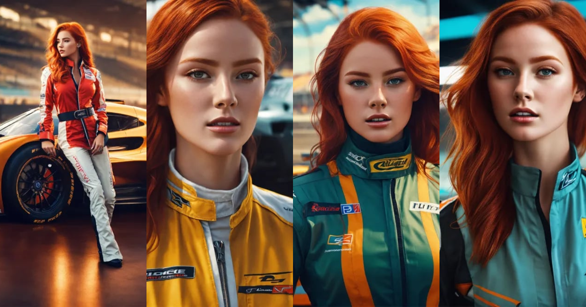 Lexica - Digital art and photorealistic picture of a Gorgeous redhead ...