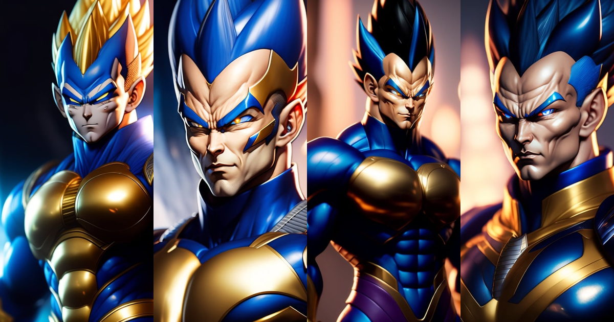 ArtStation - Vegeta super saiyan blue