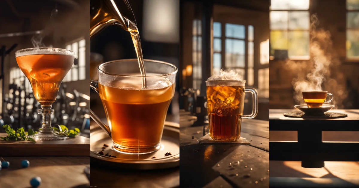 Lexica - Streaming hot tea in a Crossfit gym, elegant, luxury, clean ...