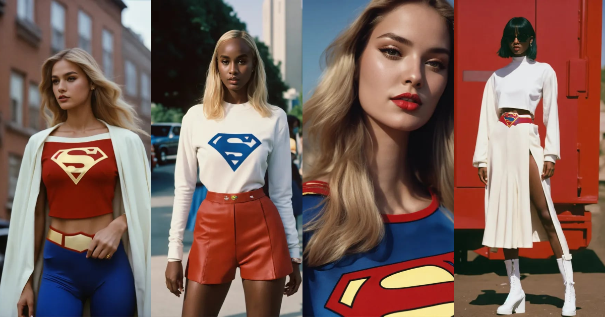 Lexica - 1990s Supergirl, model, 8k resolution, hyper realistic, day ...
