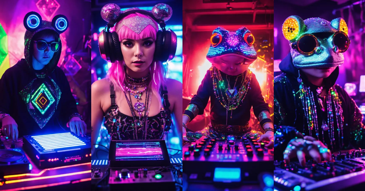 Lexica - A techno Festival Rave Diamond psytrance DJ Diamond TOAD in ...