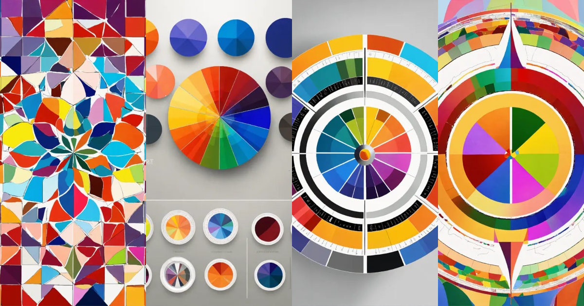 Lexica - A SIMPLE conventional color-wheel in 'white background' in ...