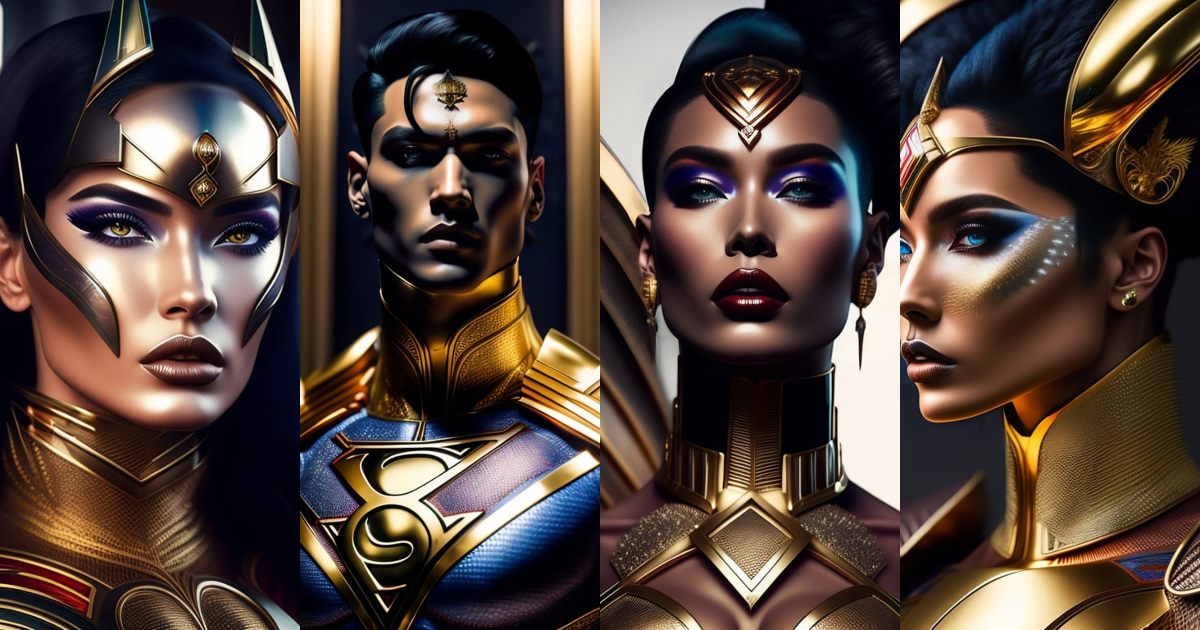 Lexica - Ultra-sharp photography of a beautiful superman sitting in an ...