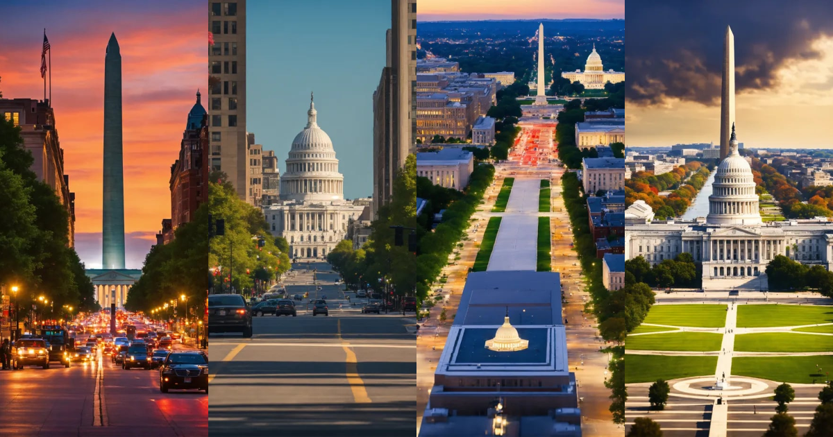 Lexica - Washington DC cityscape, include famous landmark of city, city ...