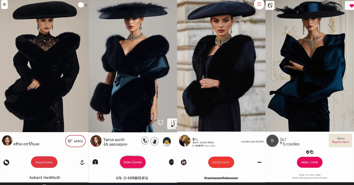 Lexica A Dramatic And Elegant Haute Couture Dress