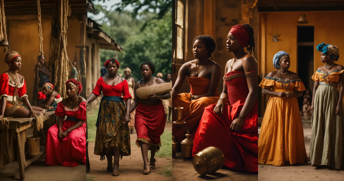 Lexica - An interesting scene depicting slaves known as 